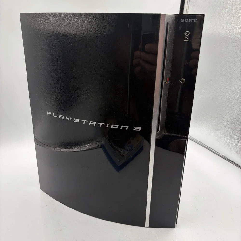 Sony PlayStation 3 CECHL01 Black Fat 80 GB Console Controller Little Big Planet